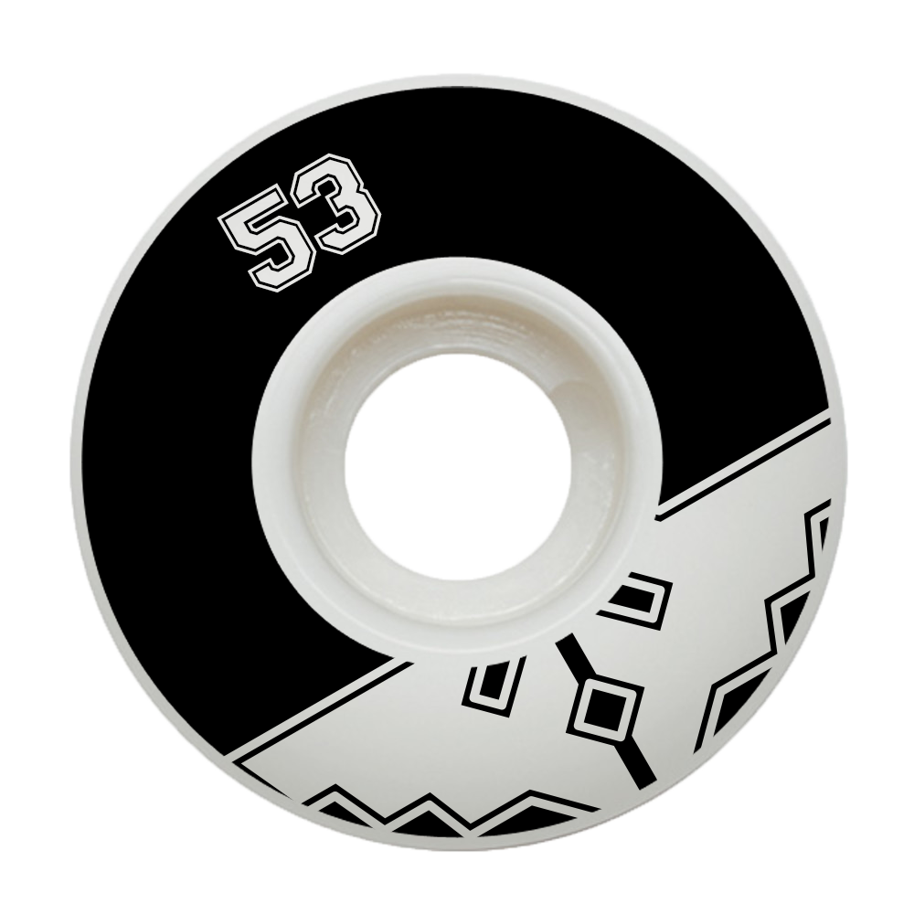 Fracture Uni Classic Wheel Black - 4 Pack mix sizes