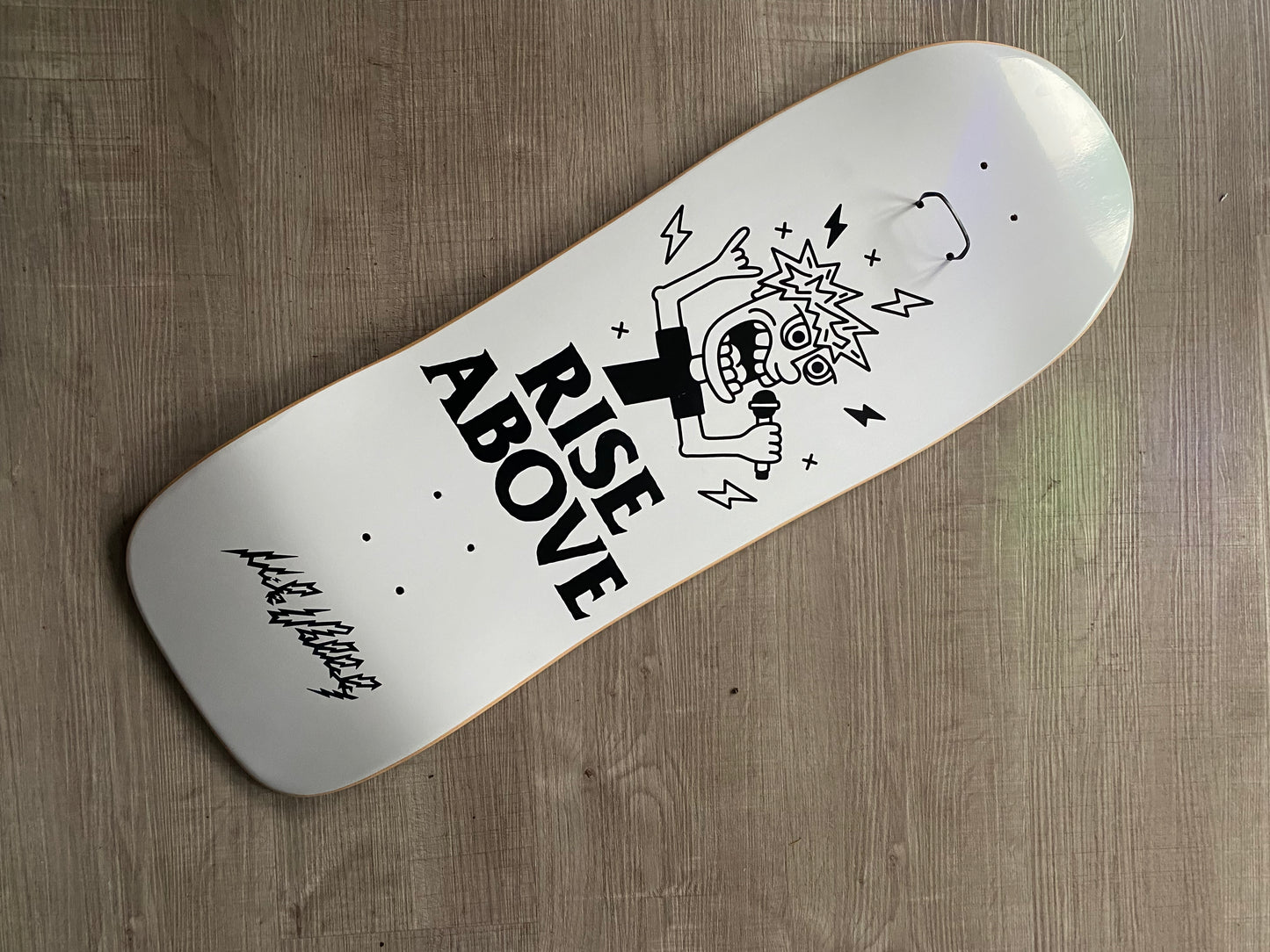 Street Plant rise above Skateboard deck 10inch