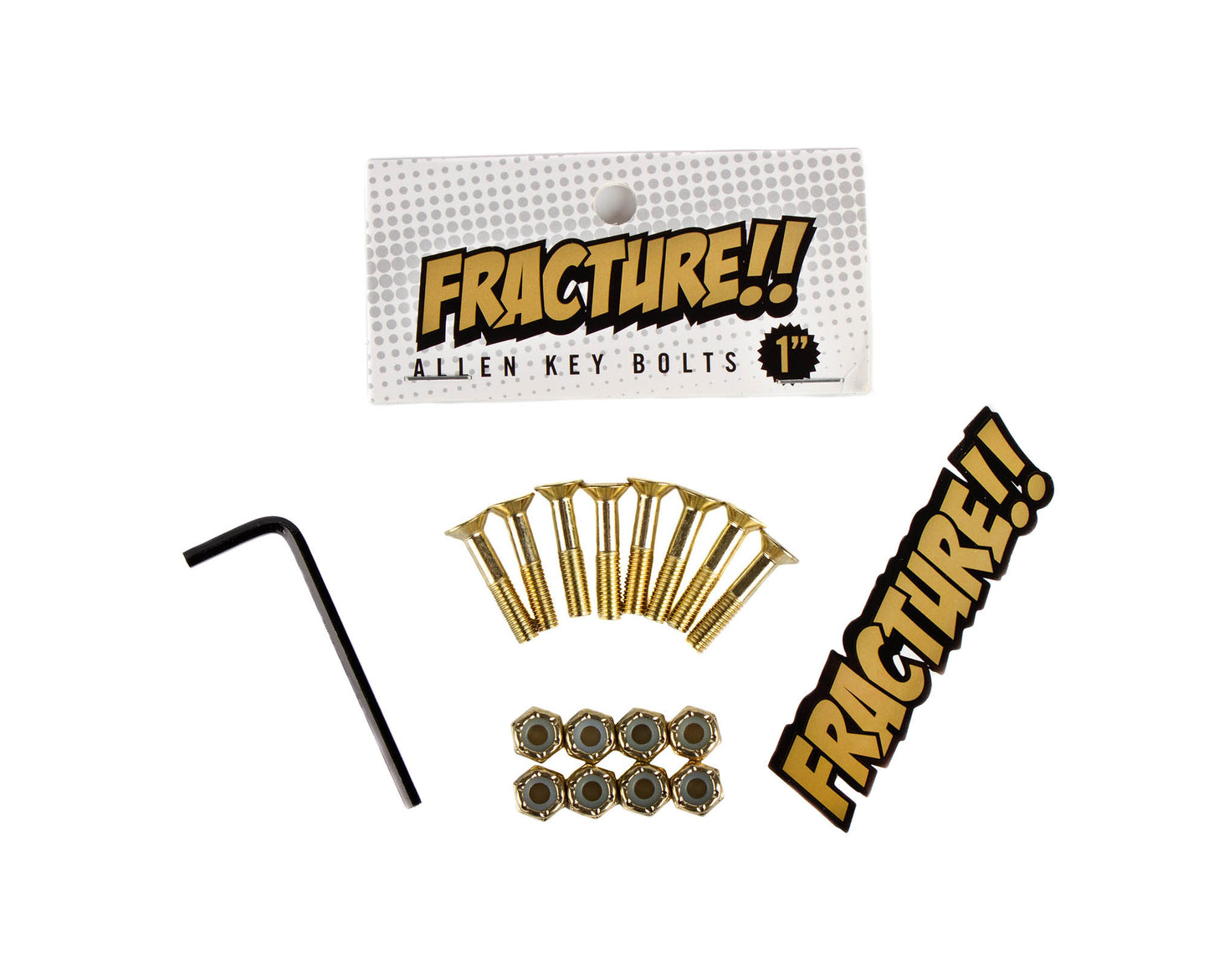 Fracture 1" Gold Allen Bolts