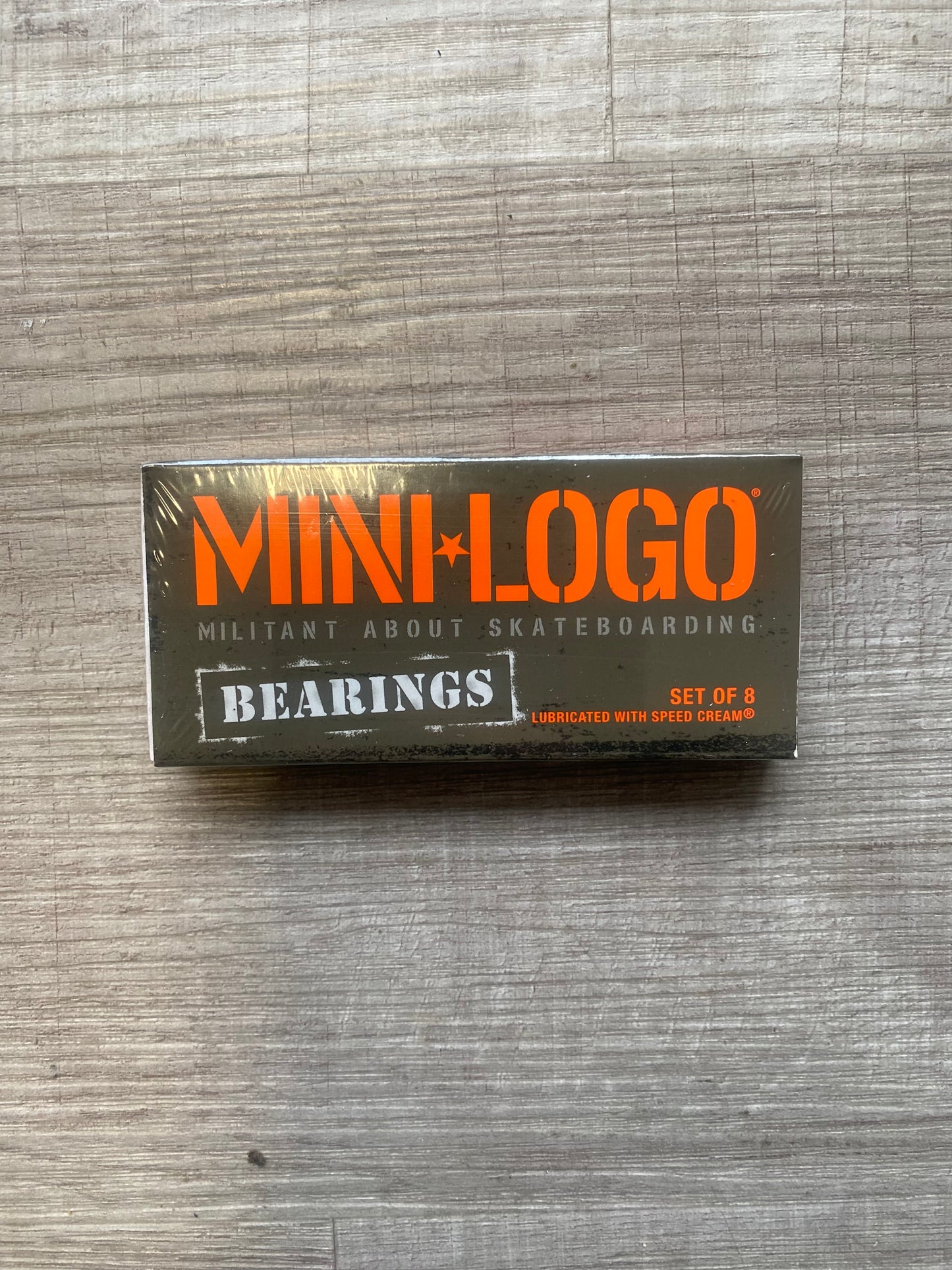 Mini logo bearings