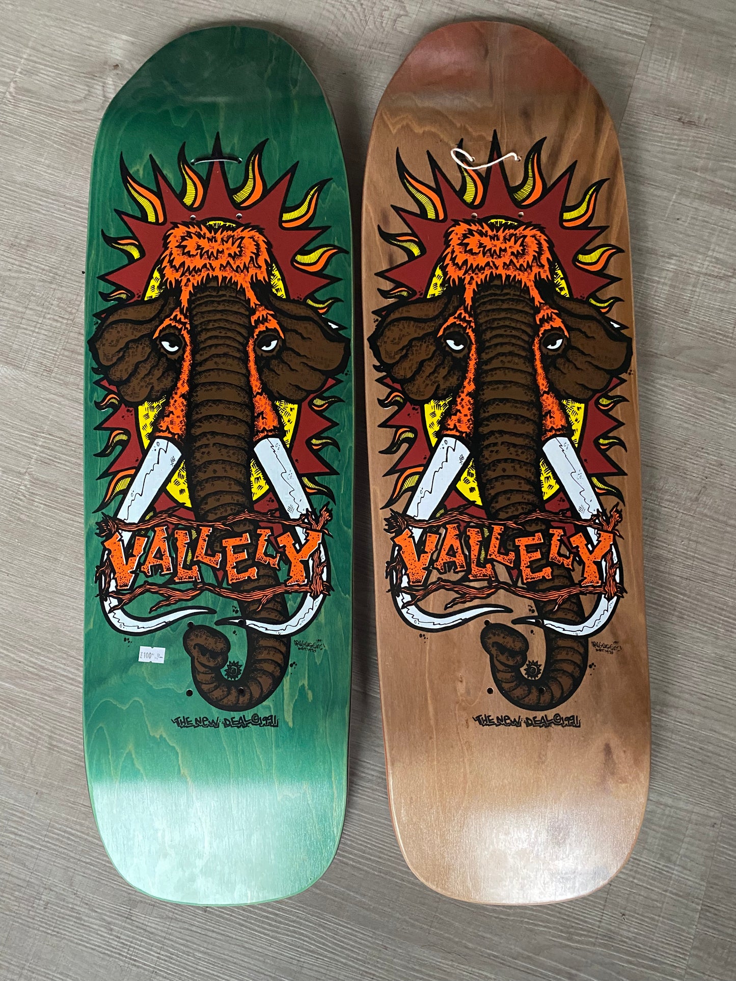 The New Deal Vallely Skateboard